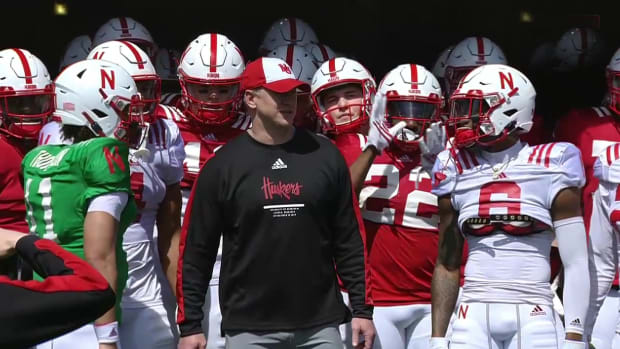 Scott Frost spring game 2022 tunnel walk